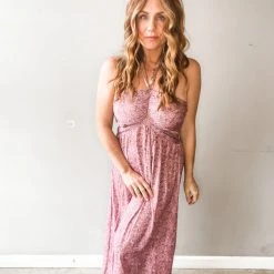 Lush Clothing Josie Halter Maxi Dress