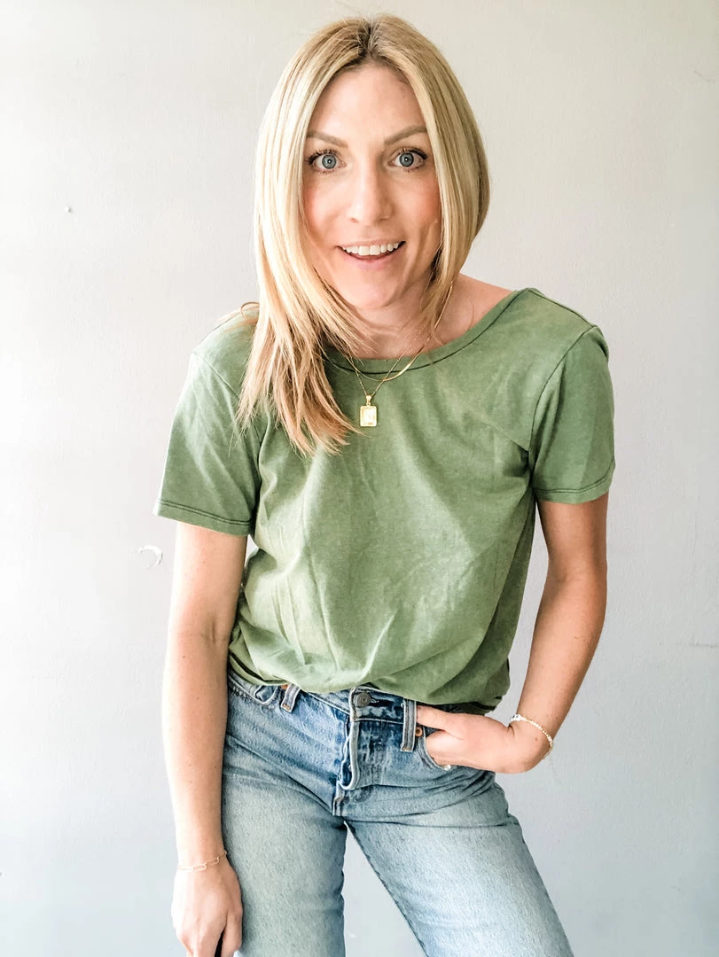 Hem & Thread Back On Track Twist Tee 7 Hem & Thread Back On Track Twist Tee