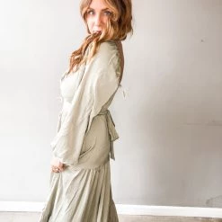 Mable Olive You Always Maxi Dress Clothing