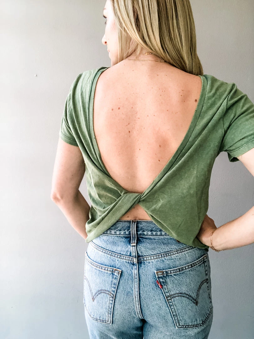 Hem & Thread Back On Track Twist Tee 9 Hem & Thread Back On Track Twist Tee