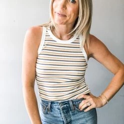 Wishlist Any Given Day Striped Tank Clothing