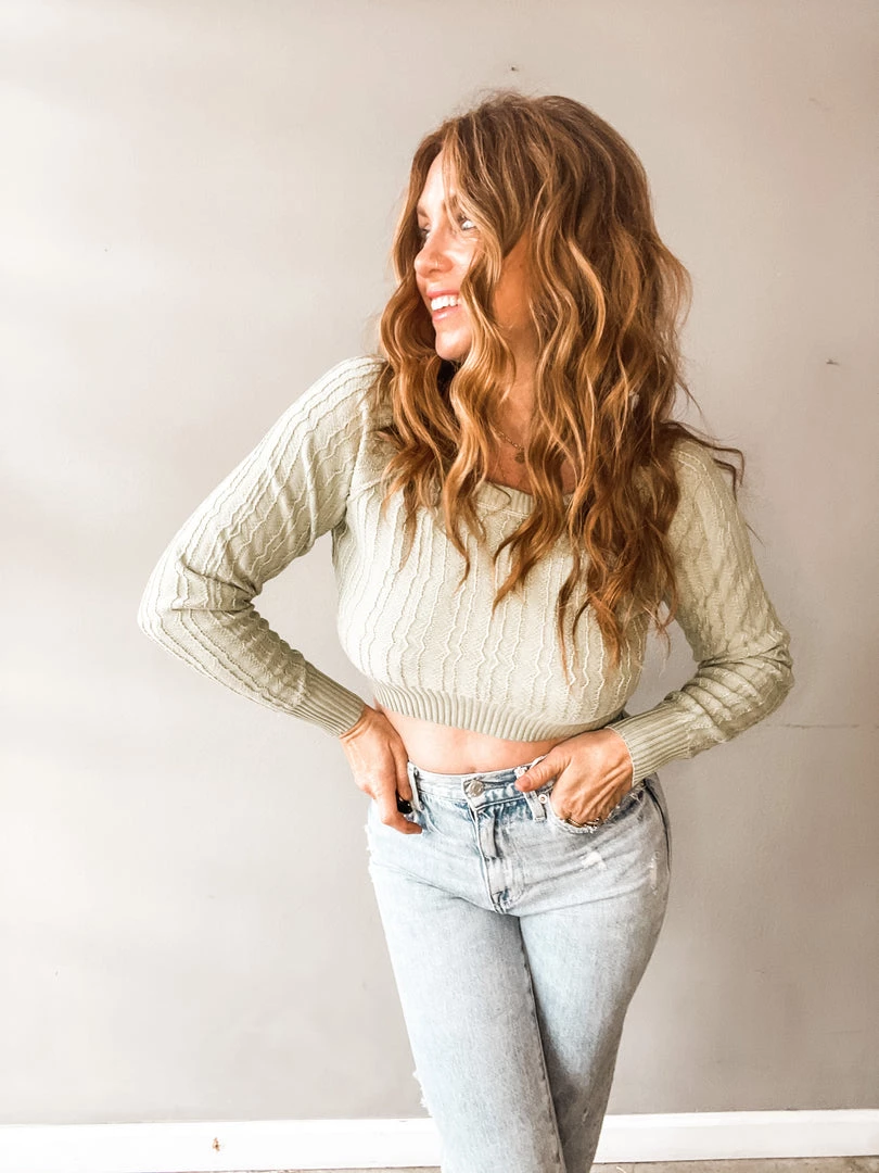 Lush Clothing Sale Sage And Sound Cropped Sweater 8 Lush Clothing Sale Sage And Sound Cropped Sweater