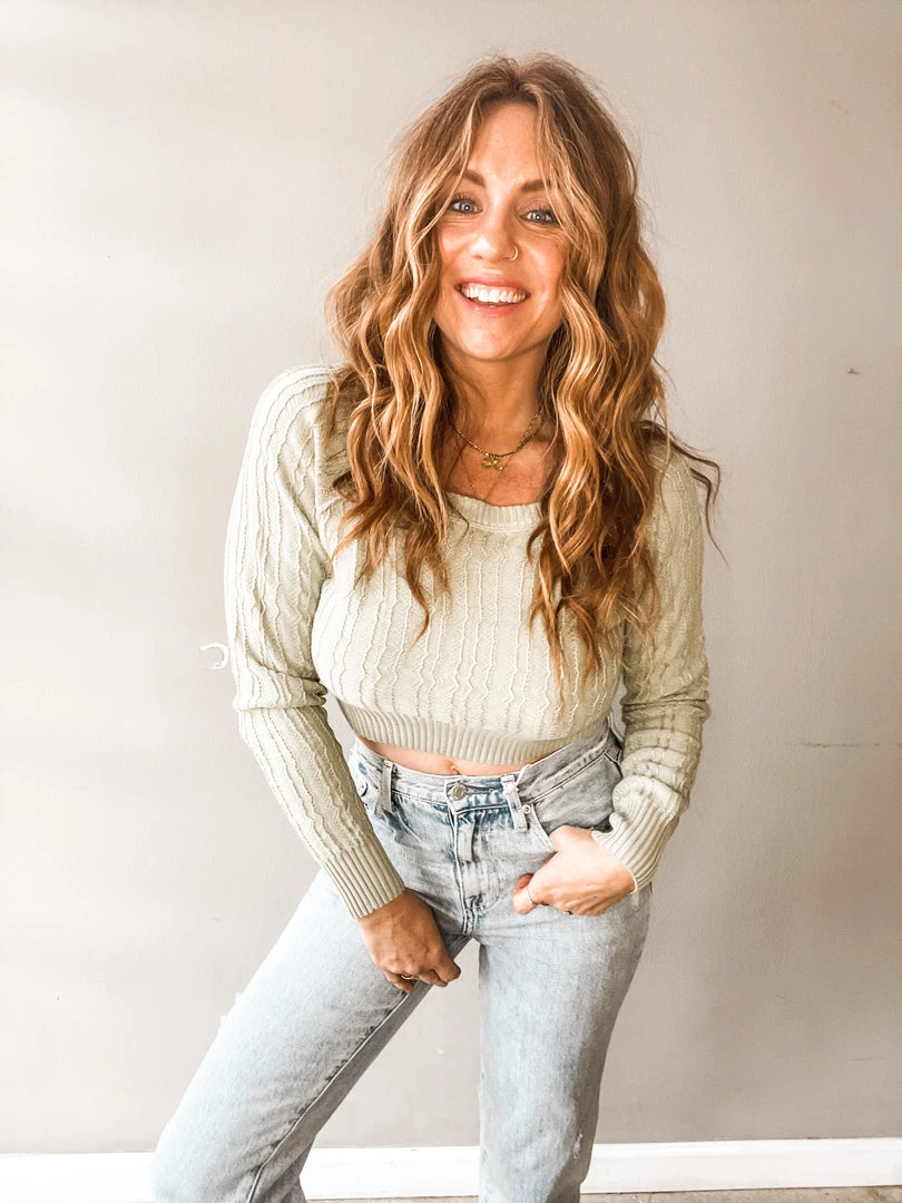 Lush Clothing Sale Sage And Sound Cropped Sweater 7 Lush Clothing Sale Sage And Sound Cropped Sweater