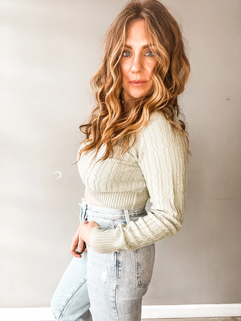 Lush Clothing Sale Sage And Sound Cropped Sweater 6 Lush Clothing Sale Sage And Sound Cropped Sweater