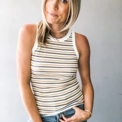 Wishlist Any Given Day Striped Tank Clothing