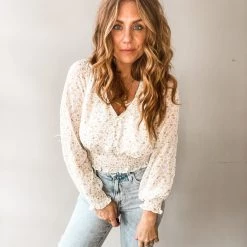 Lush Clothing Lemon Twist Blouse