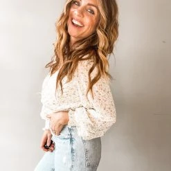 Lush Clothing Lemon Twist Blouse