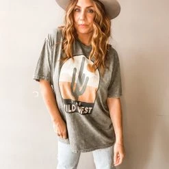 Lotus Fashion The Wild West Graphic Tee Clothing
