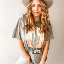 Lotus Fashion The Wild West Graphic Tee Clothing