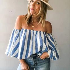 Blue Buttercup Clothing Hannah Striped Top