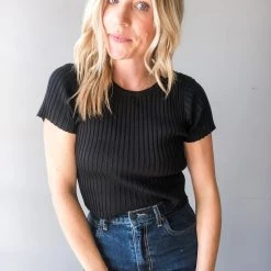 Labiz Clothing Hey You Ribbed Top