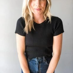 Labiz Clothing Hey You Ribbed Top