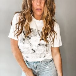 Lotus Fashion Clothing Longhorn Graphic Tee