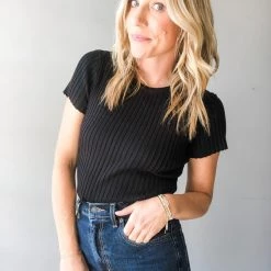 Labiz Clothing Hey You Ribbed Top