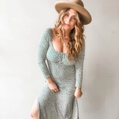 Lush Clothing Your Lucky Day Midi Dress