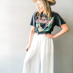 Bucketlist Stone Wide Leg Pant 13 Bucketlist Stone Wide Leg Pant