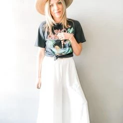 Bucketlist Stone Wide Leg Pant 12 Bucketlist Stone Wide Leg Pant