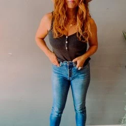 Chaser Brand Chaser Rib Henley Cami