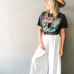 Bucketlist Stone Wide Leg Pant