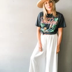 Bucketlist Stone Wide Leg Pant