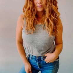 Chaser Brand Chaser Cropped V Back Tank