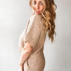 Lush Clothing Button Back Sweater