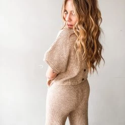 Lush Clothing Button Back Sweater