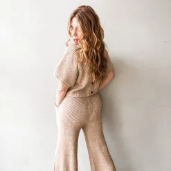 Lush Clothing Button Back Sweater