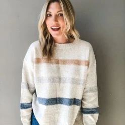 Wishlist All The Feels Striped Sweater Clothing 10 Wishlist All The Feels Striped Sweater Clothing