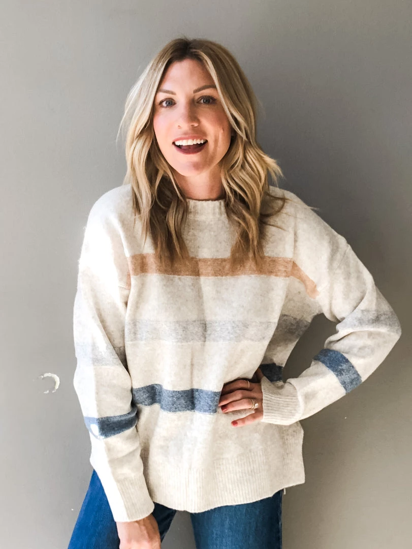 Wishlist All The Feels Striped Sweater Clothing 4 Wishlist All The Feels Striped Sweater Clothing