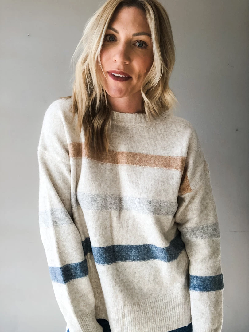 Wishlist All The Feels Striped Sweater Clothing 2 Wishlist All The Feels Striped Sweater Clothing