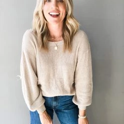 Wishlist Twisted Open Back Sweater Clothing