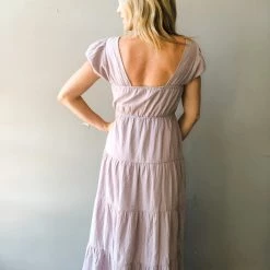Listicle Lavender Fields Midi Dress