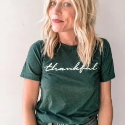 Faire Thankful Tee Clothing