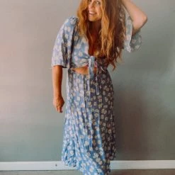 Audrey 3+1 Clothing Take Me To The Coast Midi Dress