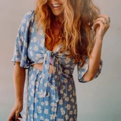 Audrey 3+1 Clothing Take Me To The Coast Midi Dress