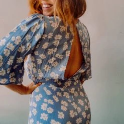 Audrey 3+1 Clothing Take Me To The Coast Midi Dress