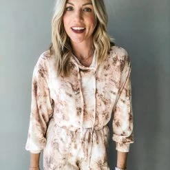 Audrey 3+1 Clothing Broken Glass Long Sleeve Crop