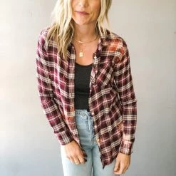 Envy Upcycle Kobe Vintage Tee Flannel - Two Tone Clothing