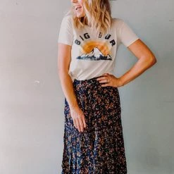 Patrons Of Peace In Bloom Midi Tie Skirt