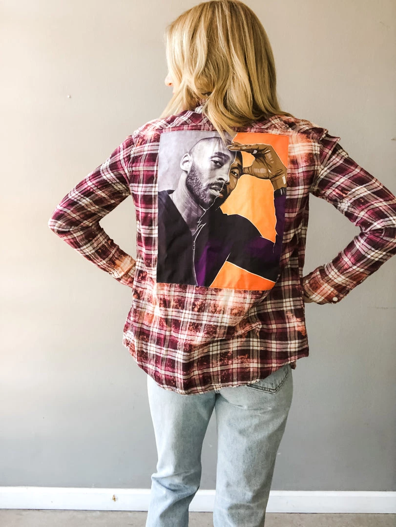 Envy Upcycle Kobe Vintage Tee Flannel - Two Tone Clothing 1 Envy Upcycle Kobe Vintage Tee Flannel - Two Tone Clothing