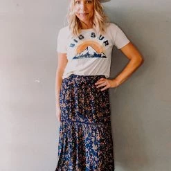Patrons Of Peace In Bloom Midi Tie Skirt