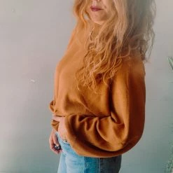 Trend Notes Clothing Woodlands Puff Sleeve Sweater