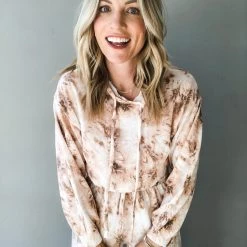 Audrey 3+1 Clothing Broken Glass Long Sleeve Crop