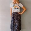 Patrons Of Peace In Bloom Midi Tie Skirt