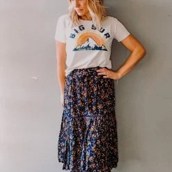 Patrons Of Peace In Bloom Midi Tie Skirt