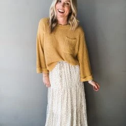 Wishlist Clothing Maddie Floral Midi Skirt