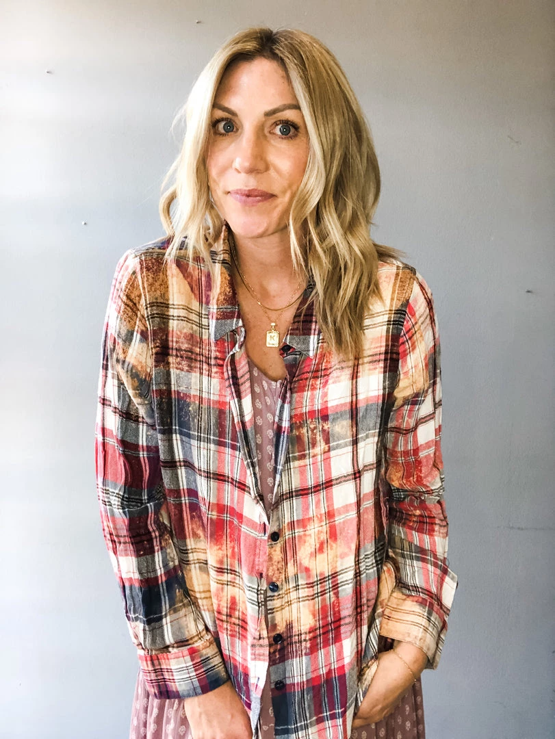 Envy Upcycle LA Rams Vintage Tee Flannel 2 Envy Upcycle LA Rams Vintage Tee Flannel