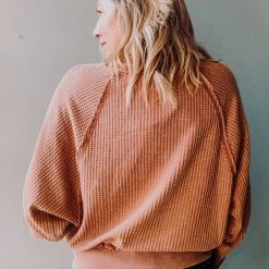 Z Supply Claire Waffle Long Sleeve Clothing