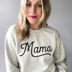 Blume + Co. Mama Crew Neck Sweatshirt Clothing